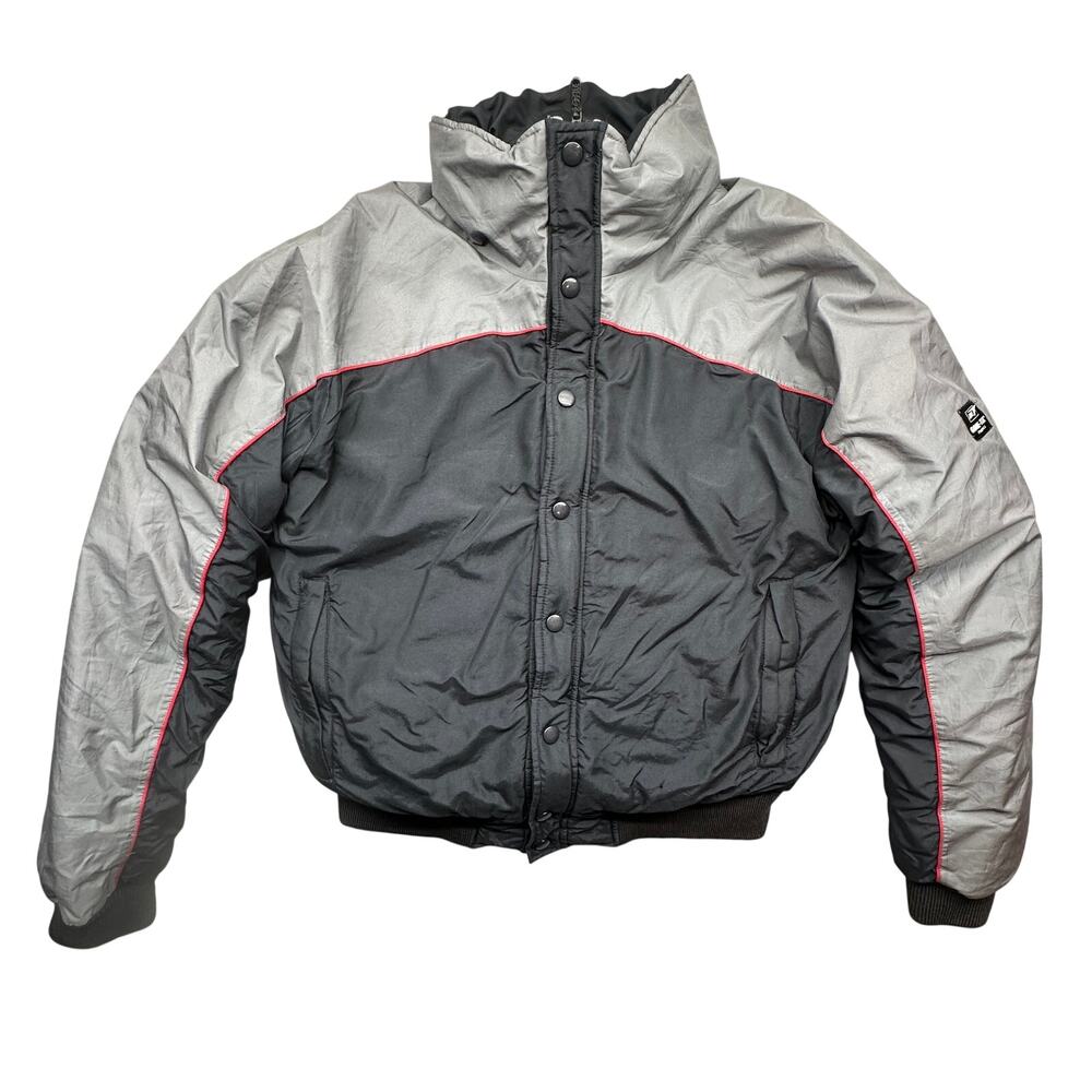 Vintage Profile Gore-Tex Goose Down Puffer Jacket Large Insulated Puffer Gray